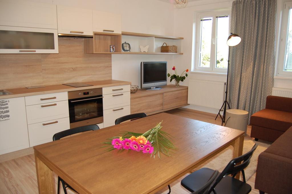 Apartment In A Red House With Garden Ceske Budejovice Kültér fotó